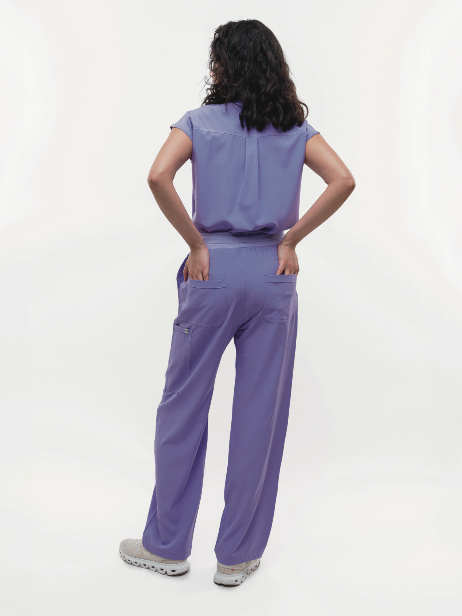 Conjunto Filipina Cuello Mao + Pantalón Recto Dama