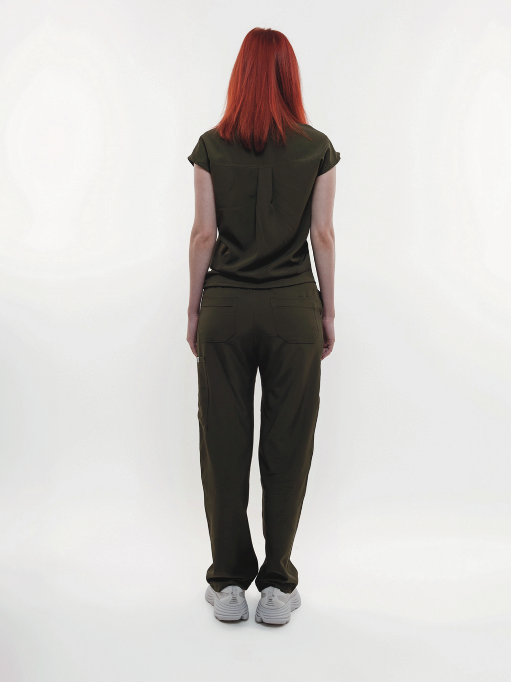 Conjunto Filipina Cuello Mao + Pantalón Recto Dama