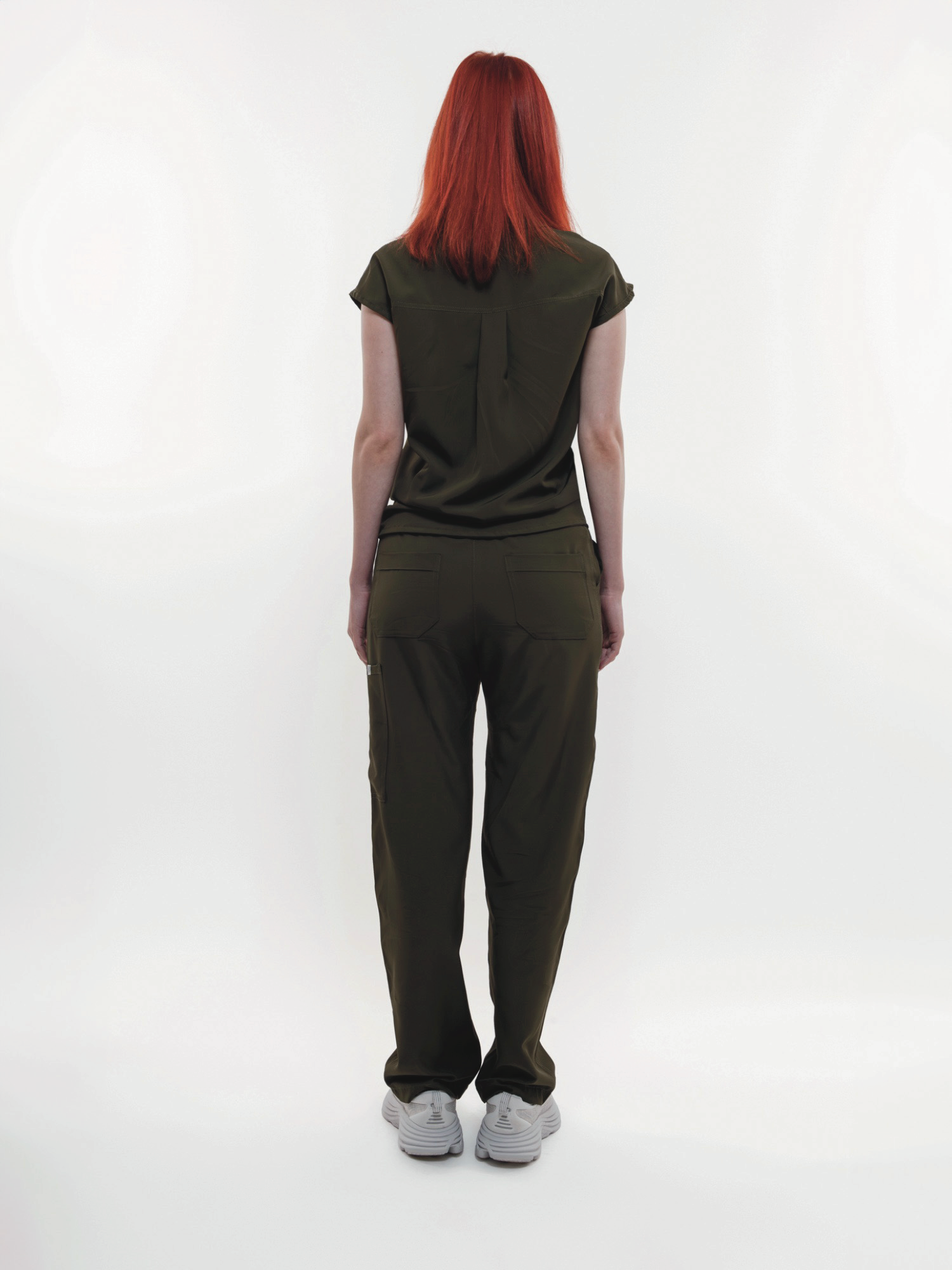 Conjunto Filipina Cuello Mao + Pantalón Recto Dama
