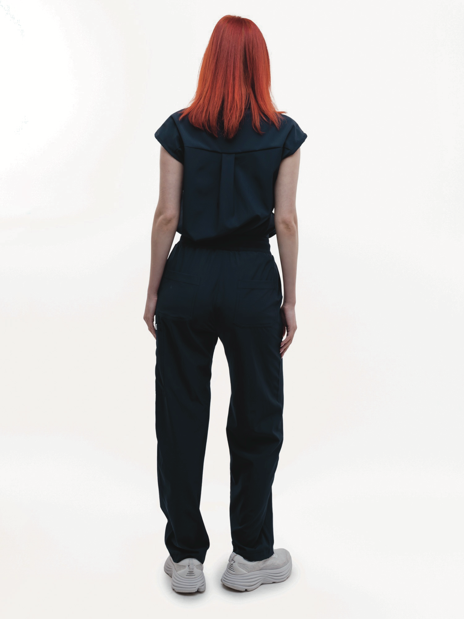 Conjunto Filipina Cuello Mao + Pantalón Recto Dama