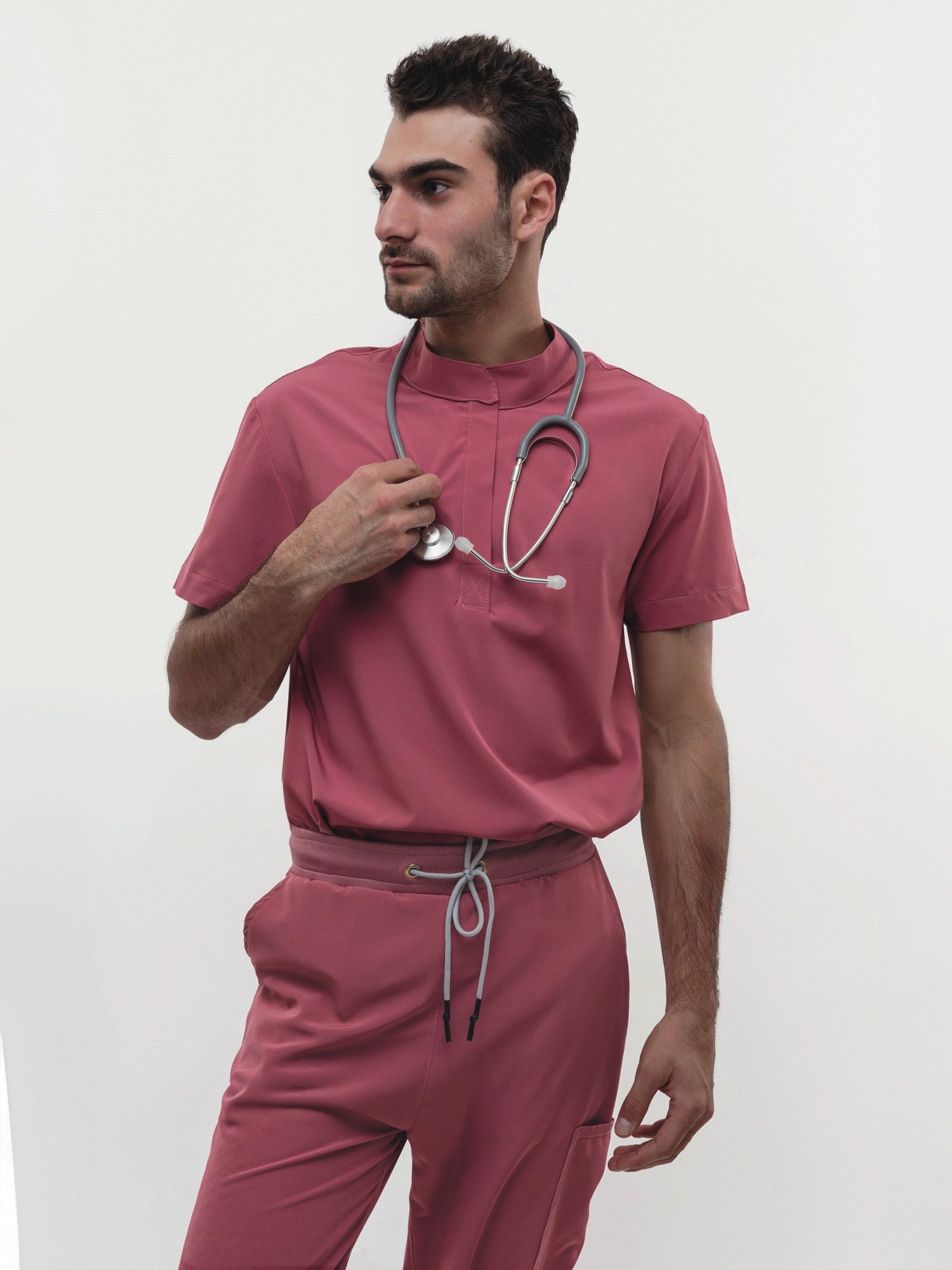 Conjunto Filipina cuello Mao + Pantalón recto Caballero