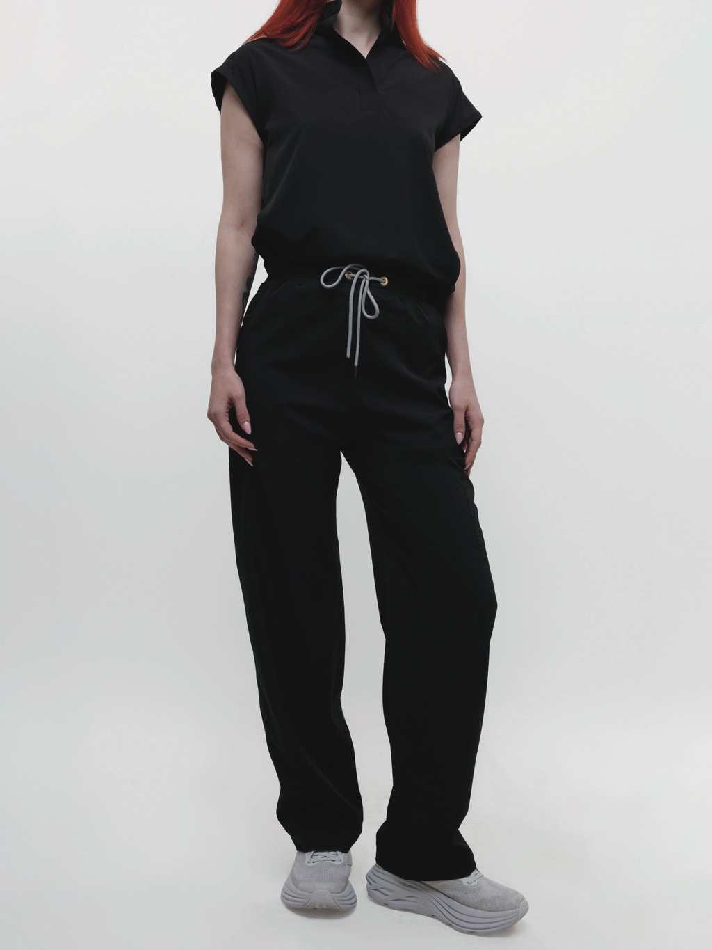 Conjunto Filipina Cuello Mao + Pantalón Recto Dama
