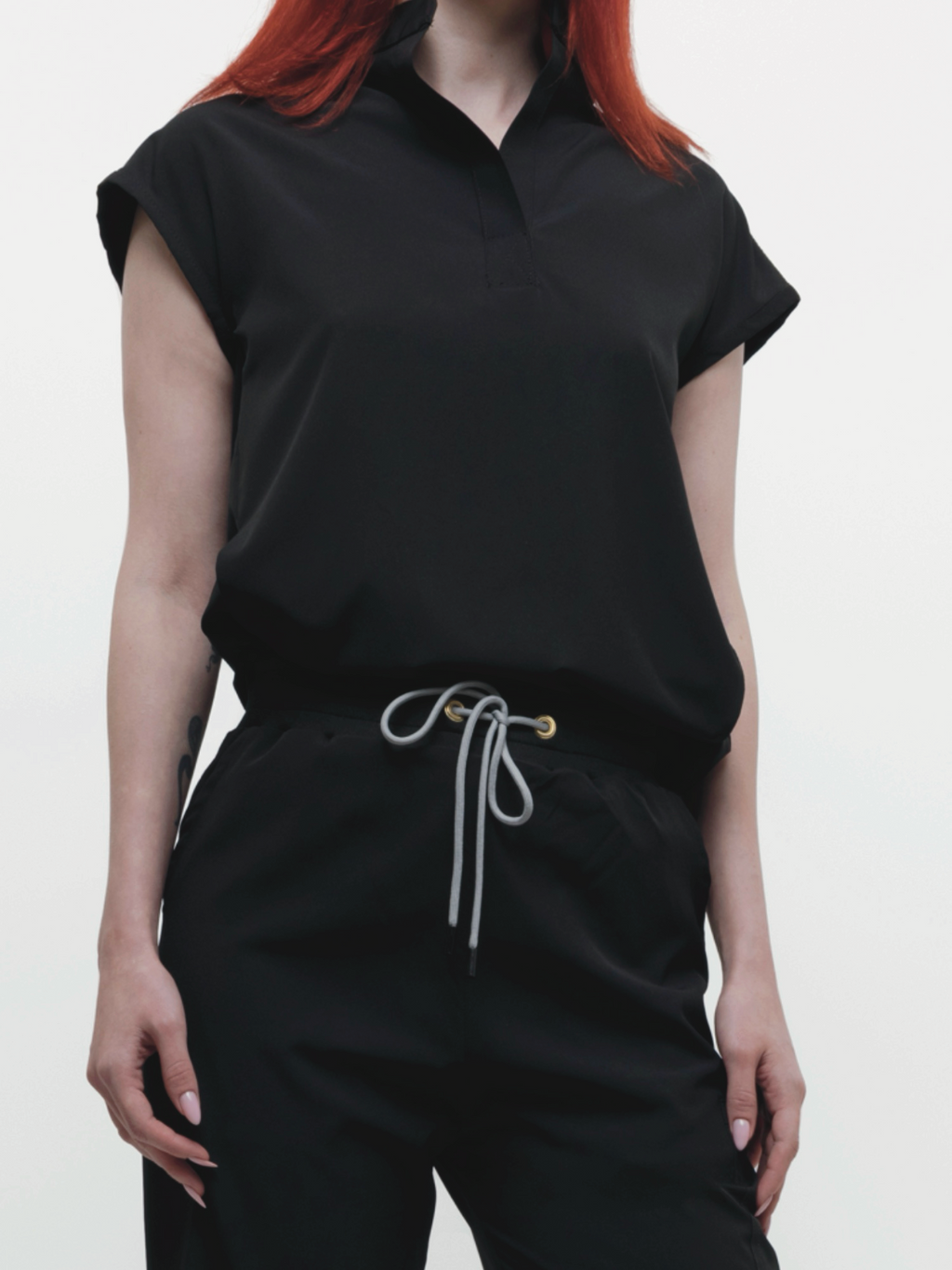 Conjunto Filipina cuello Mao + Jogger Dama