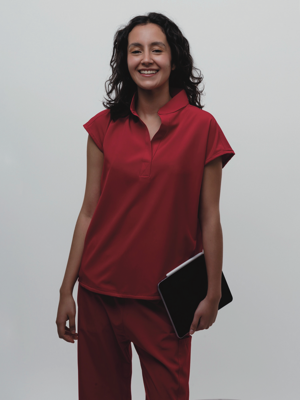 Conjunto Filipina Cuello Mao + Pantalón Recto Dama