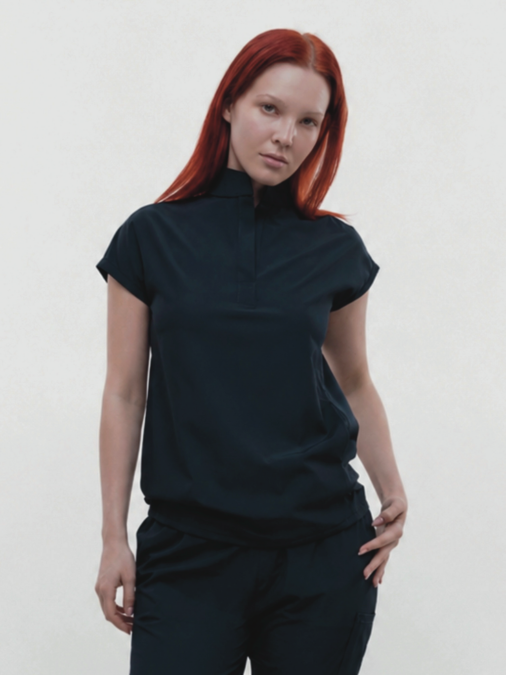 Conjunto Filipina cuello Mao + Jogger Dama