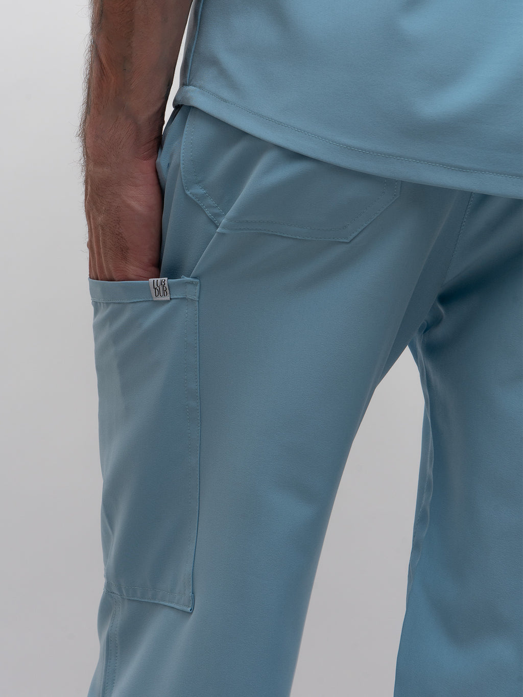 Conjunto Filipina cuello Mao + Pantalón recto Caballero