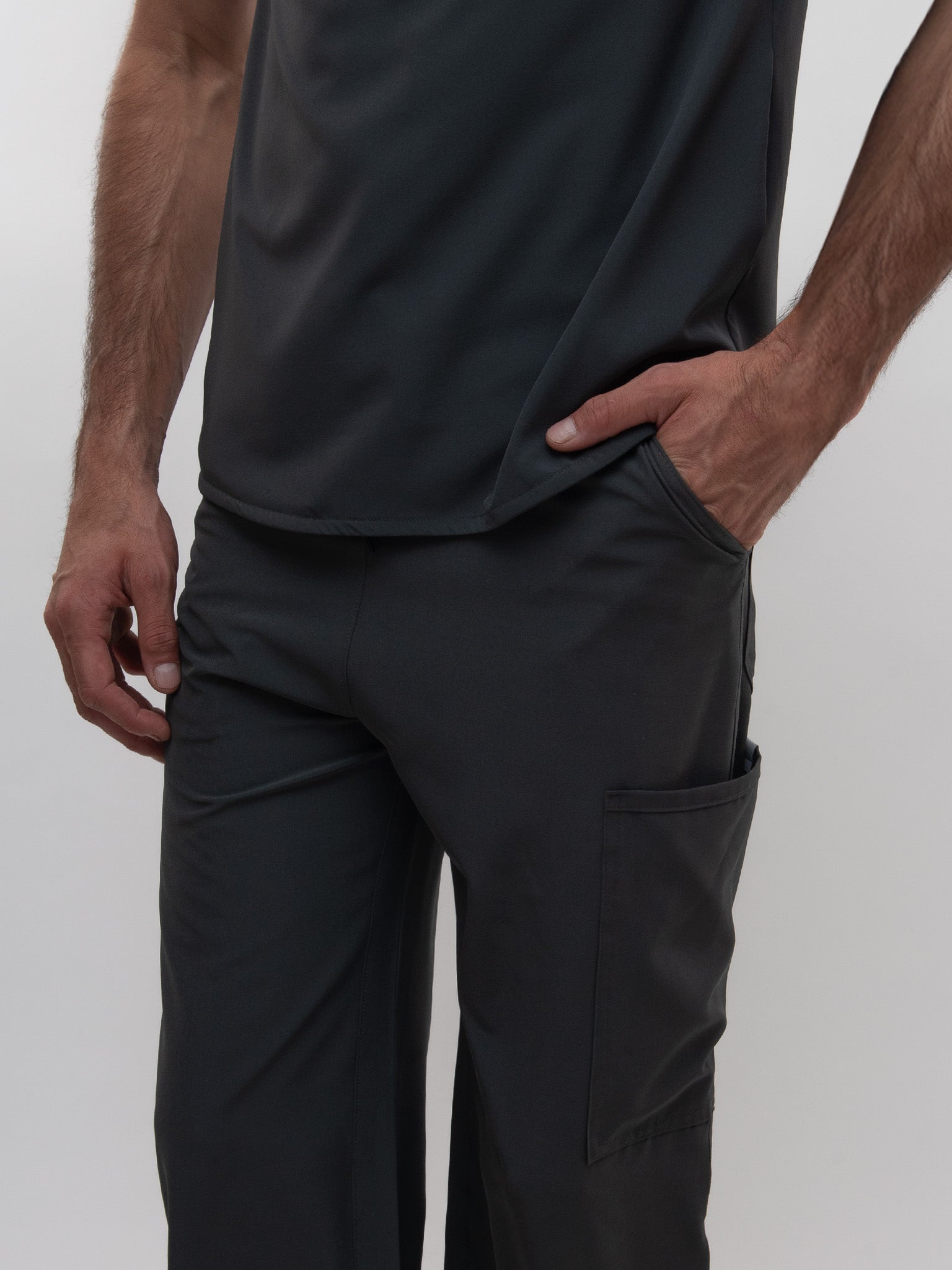 Conjunto Filipina cuello Mao + Pantalón recto Caballero