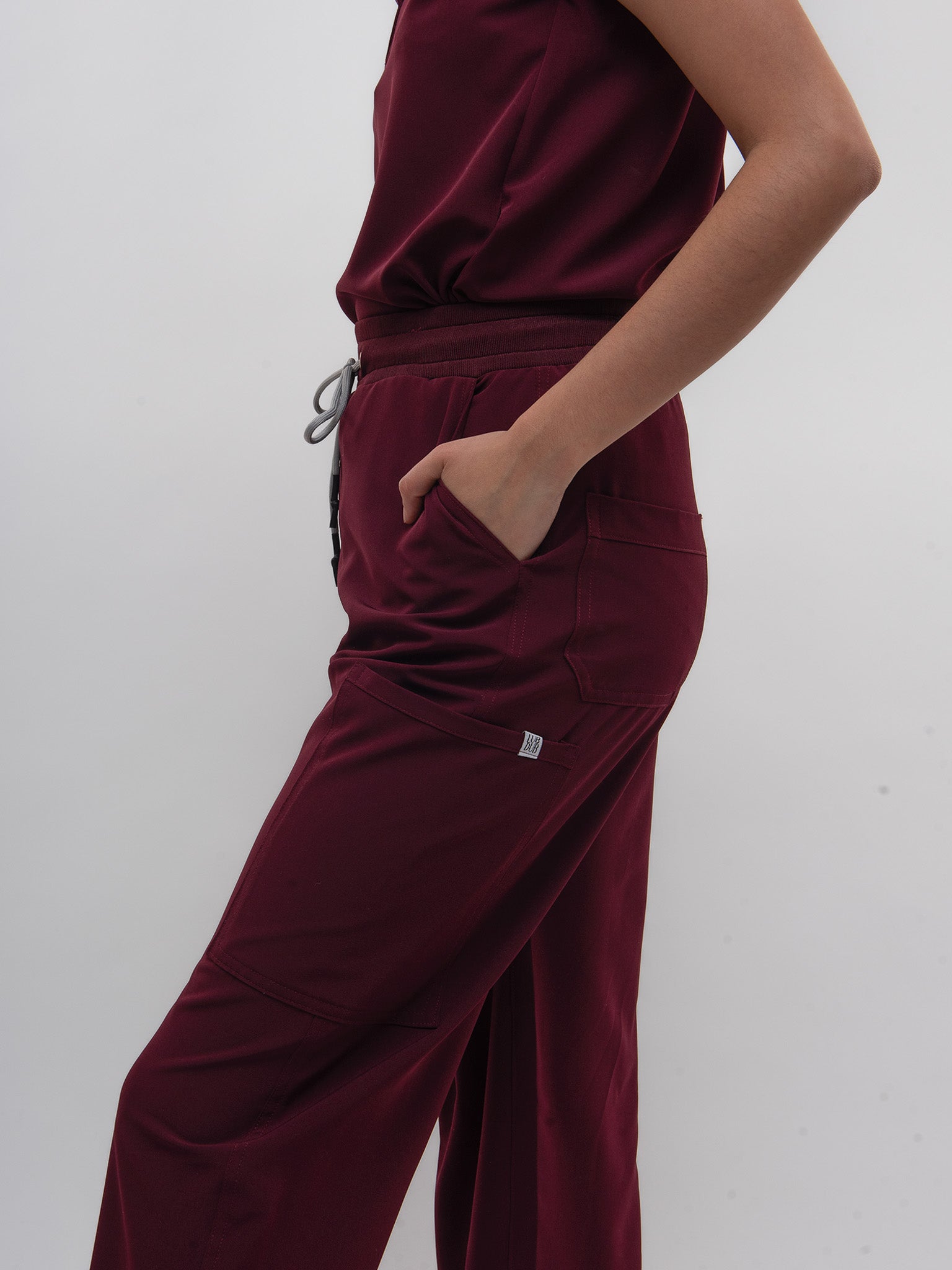 Conjunto Filipina cuello Mao + Jogger Dama