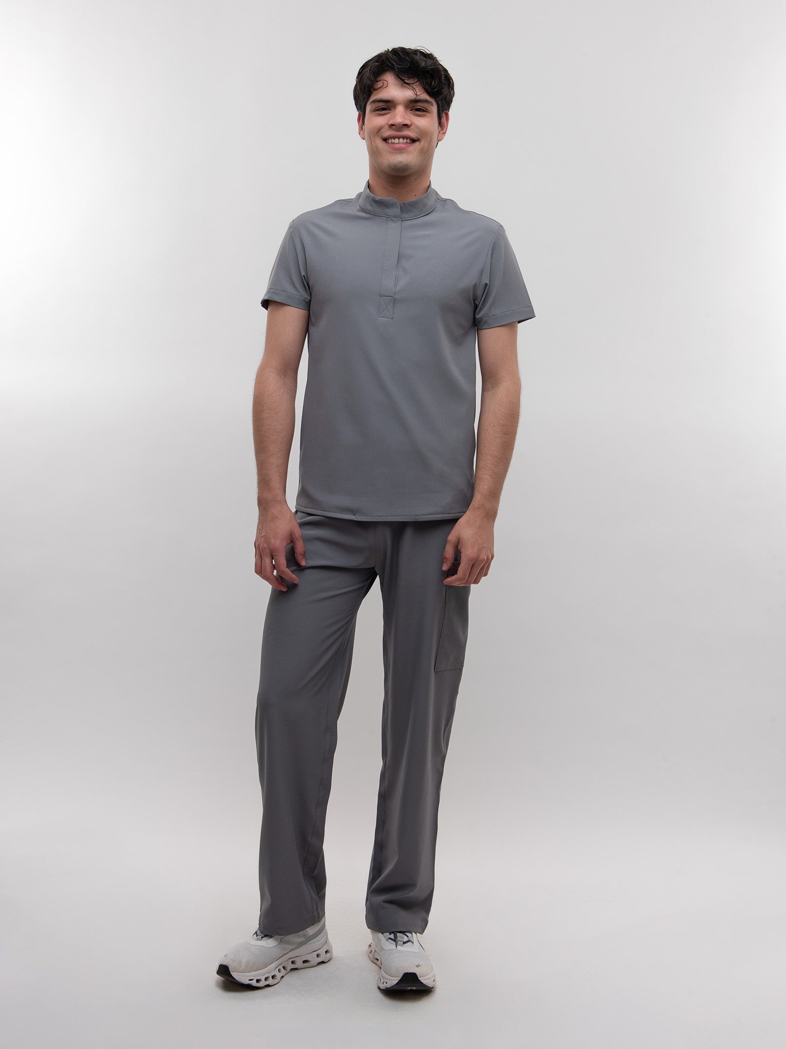 Conjunto Filipina cuello Mao + Pantalón recto Caballero