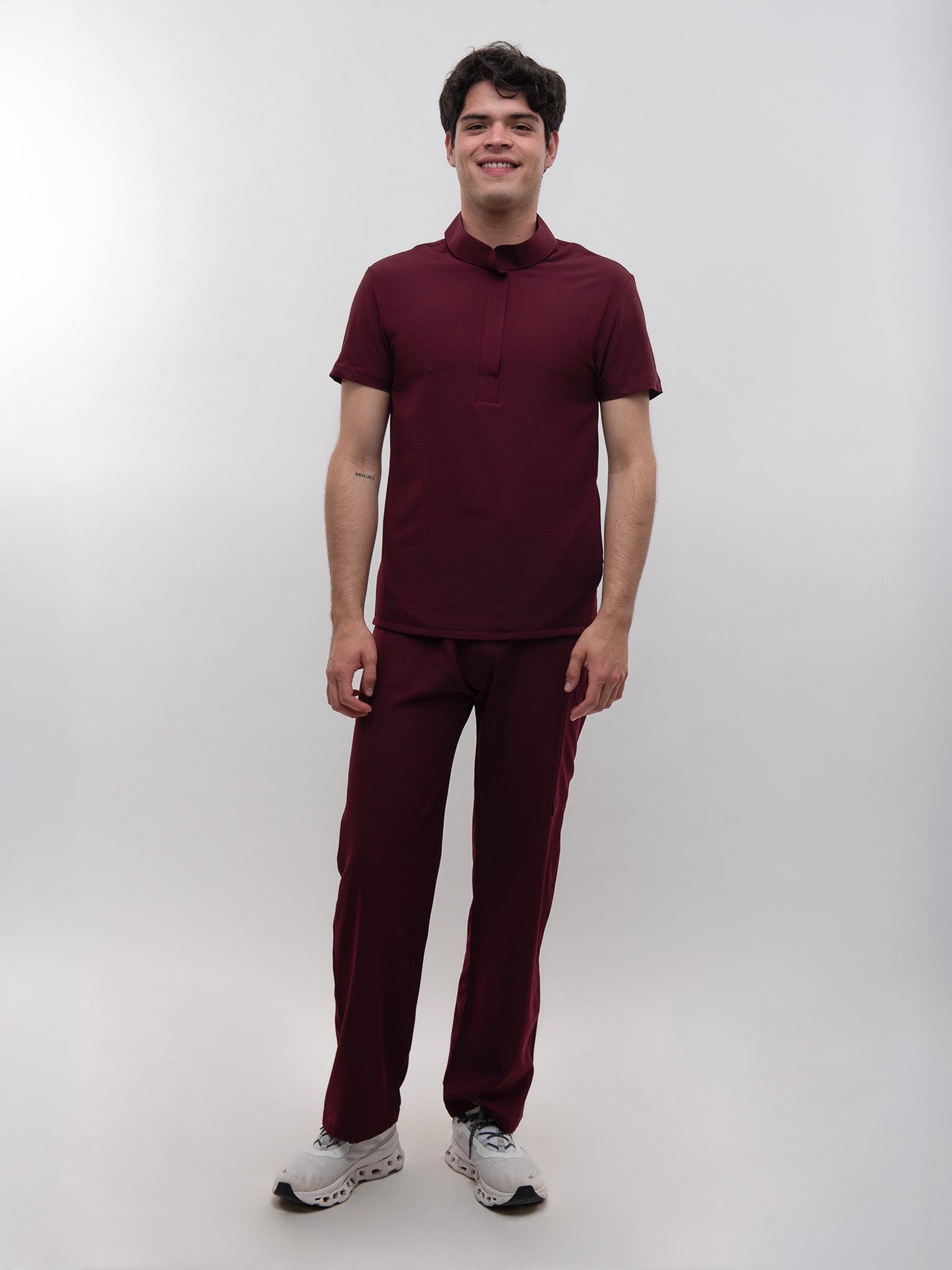Conjunto Filipina cuello Mao + Pantalón recto Caballero