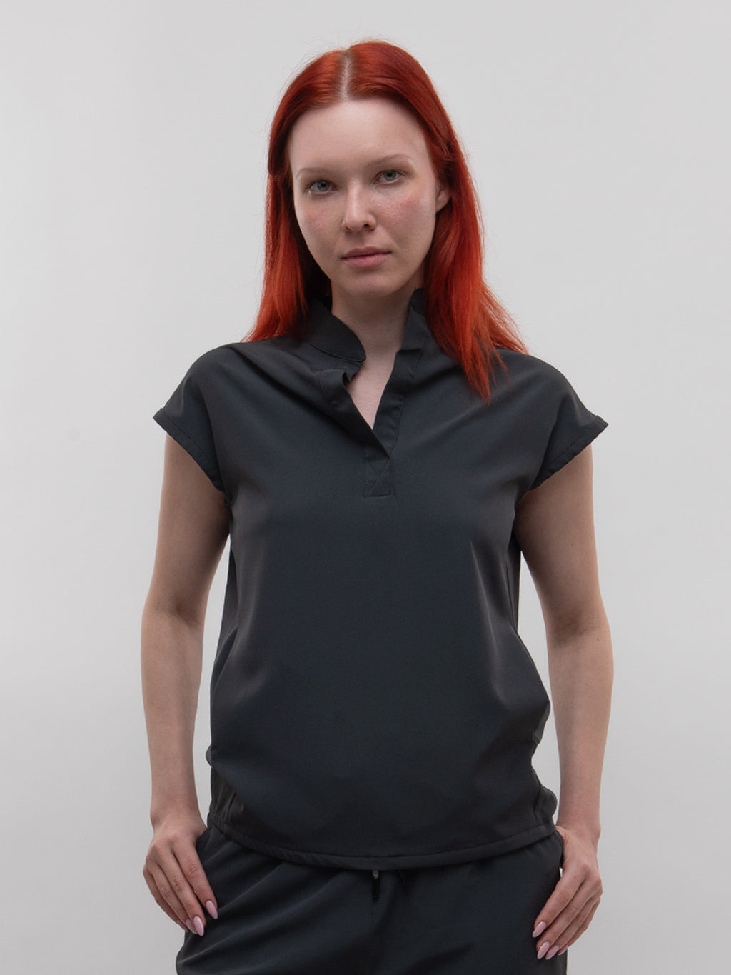 Conjunto Filipina Cuello Mao + Pantalón Recto Dama