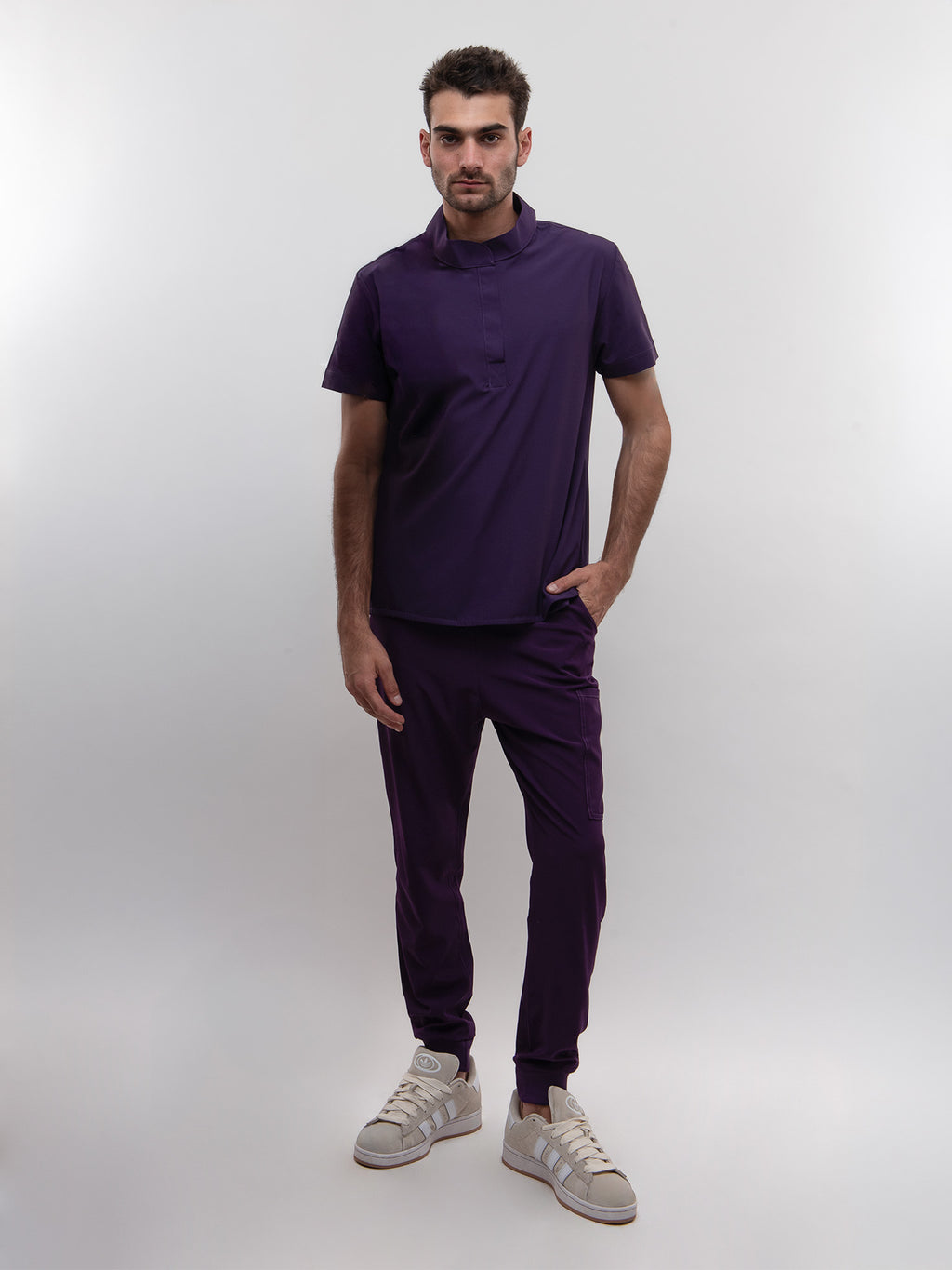 Conjunto Filipina cuello Mao + Jogger Caballero