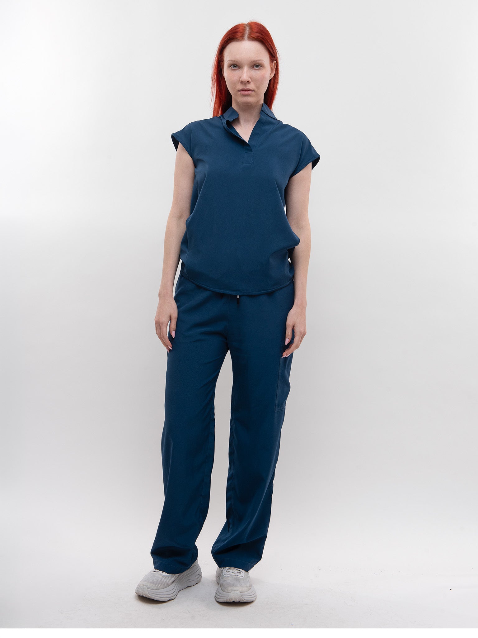 Conjunto Filipina Cuello Mao + Pantalón Recto Dama