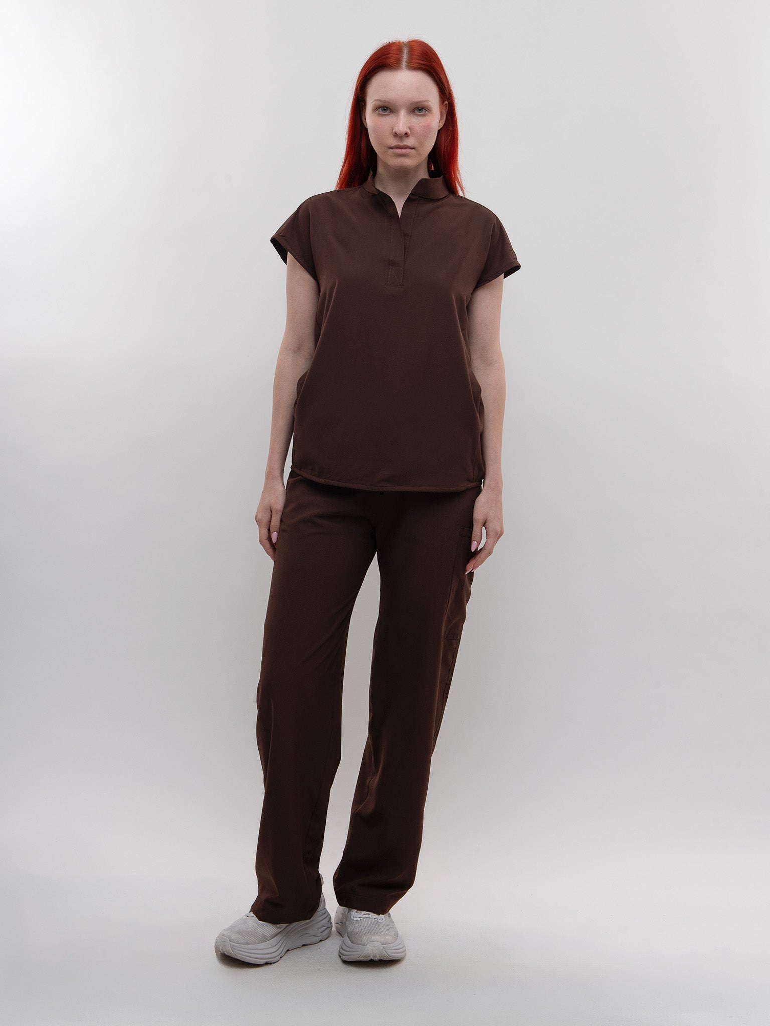 Conjunto Filipina Cuello Mao + Pantalón Recto Dama