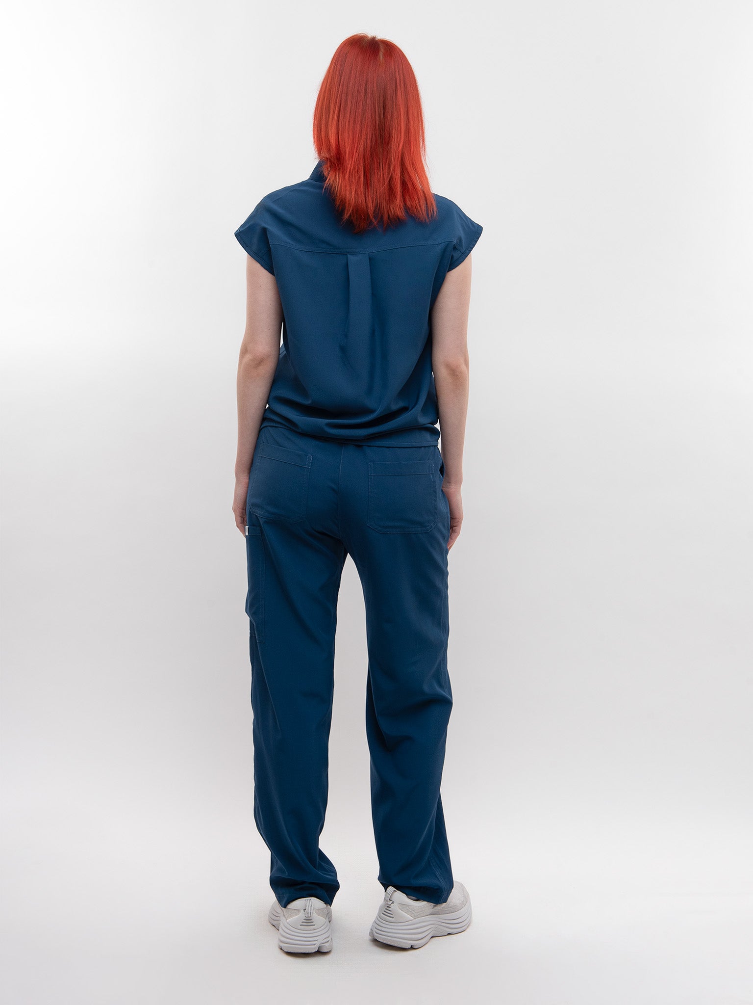 Conjunto Filipina Cuello Mao + Pantalón Recto Dama